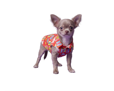 🌴 Tropical Summer Dog Shirt – Lightweight Hawaiian Pet Shirt