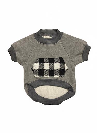 Kangaroo Pocket Crewneck Grey