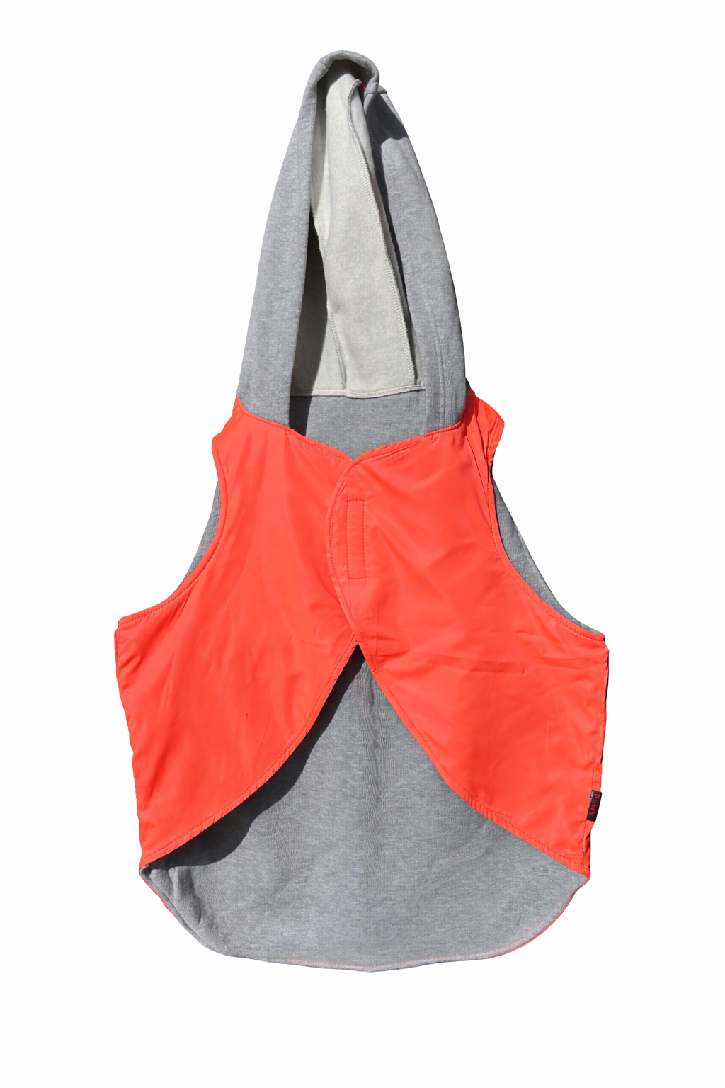 Sleeveless Vest Orange-Grey