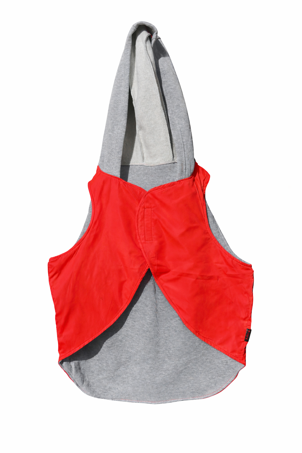 Sleeveless Vest Red-Grey